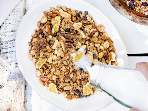 Granola au beurre de cacahuète et chocolat Cuisine et Recettes