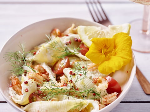 Pastaschelpen Met Mascarpone Rivierkreeftjes En Tomaat Libelle Lekker