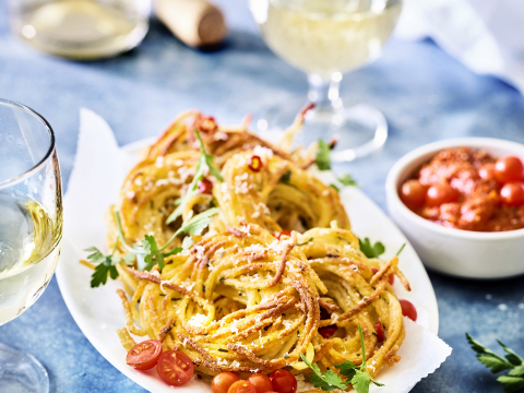 Spaghetti Fritti Met Pittige Tomatensaus Libelle Lekker