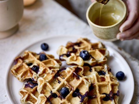 Havermoutwafels Met Blauwe Bessen Libelle Lekker