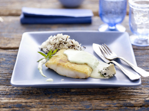 Kabeljauw Met Roquefortsaus Libelle Lekker