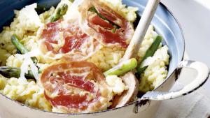 Risotto carbonara