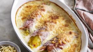 Witloof met ham en kaas