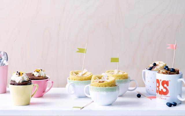 Mug cake aux amandes et à la coco