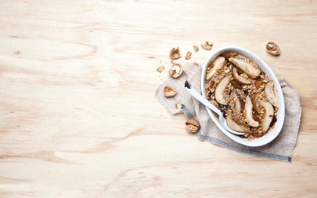 Crumble de poires
