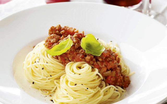 Traditionele spaghetti bolognese