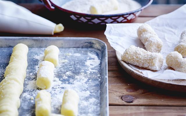 Croquettes de pommes de terre et céleri-rave