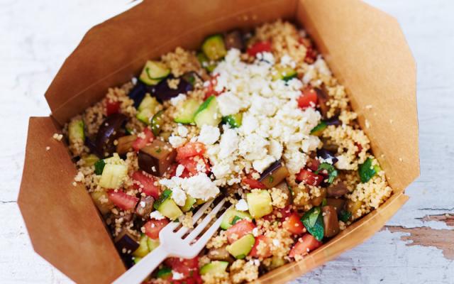 Lauwwarme couscoussalade met ratatouille (10 SmartPoints p.p.)