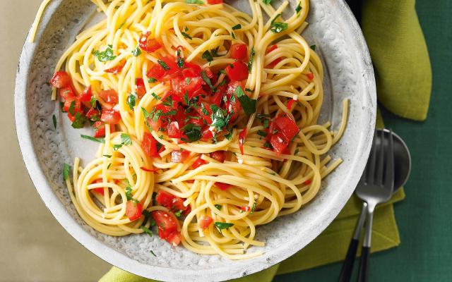 Spaghetti aglio e olio (9 SmartPoints p.p)