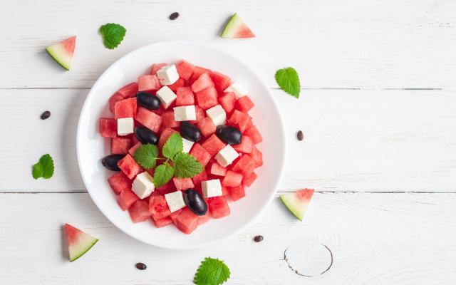 Salade de pastèque et feta