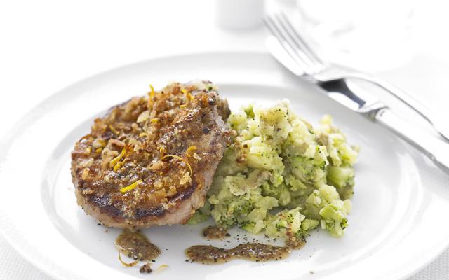 Agneau à la moutarde et au miel