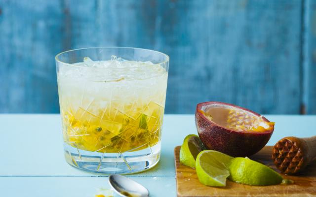 Ipanema (cocktail aux fruits de la passion et citron vert) sans alcool