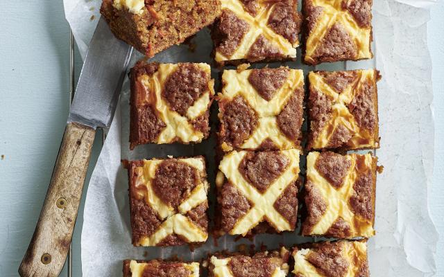 Wortelbrownies met roomkaas