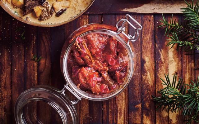 Sauce barbecue aux airelles