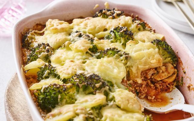 Gehaktschotel met broccoli