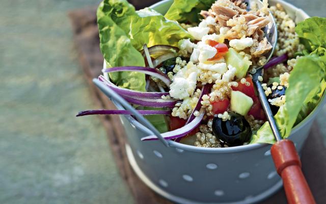Salade de quinoa à la grecque
