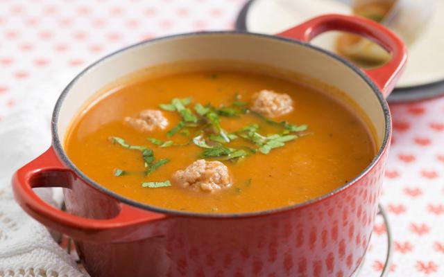 Tomatensoep met balletjes basisrecept