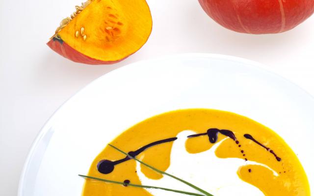 Crème de potimarron à l'orange