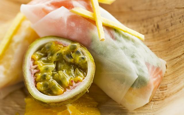 Rouleaux acidulés au saumon