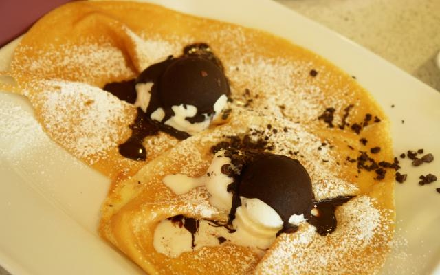 Crêpes au cacao