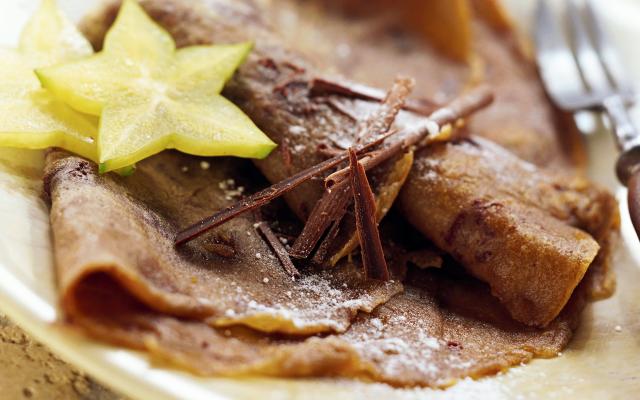Crêpes au lait d'amande