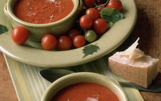 Soupe tomate et fromage
