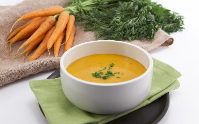 Soupe piquante aux carottes