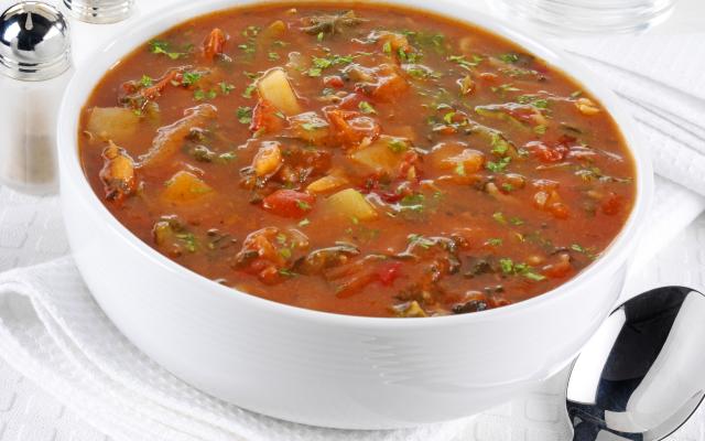 Minestrone de légumes d'hiver