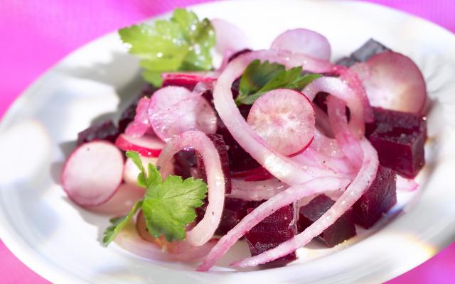 Salade rougissime
