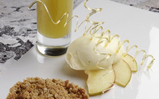 Pommes farcies au crumble