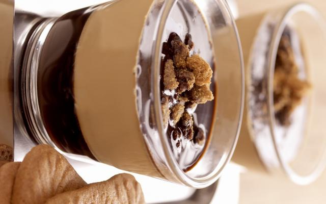 Espresso panna cotta