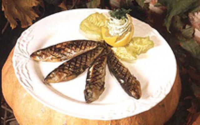 Barbecue de sardines marinées