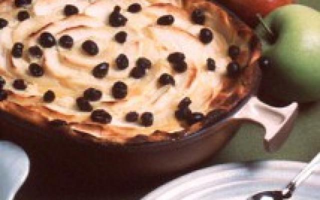 Cake aux pommes et au fromage