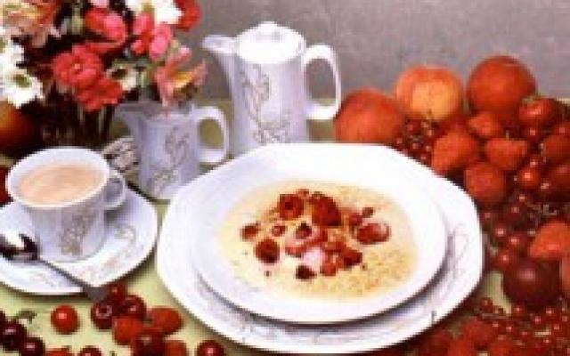 Gratin met rode vruchten
