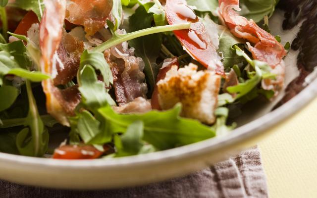 Roquette et copeaux de pecorino