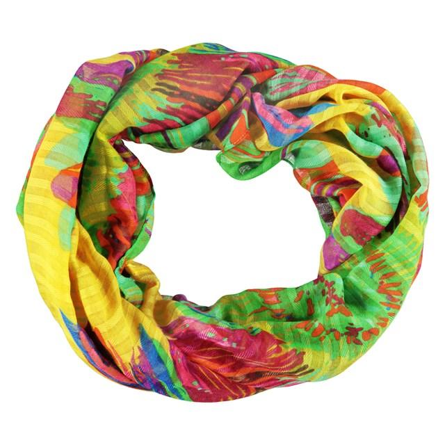 Sjaal met zomerse print - Veritas - 14,95 euro