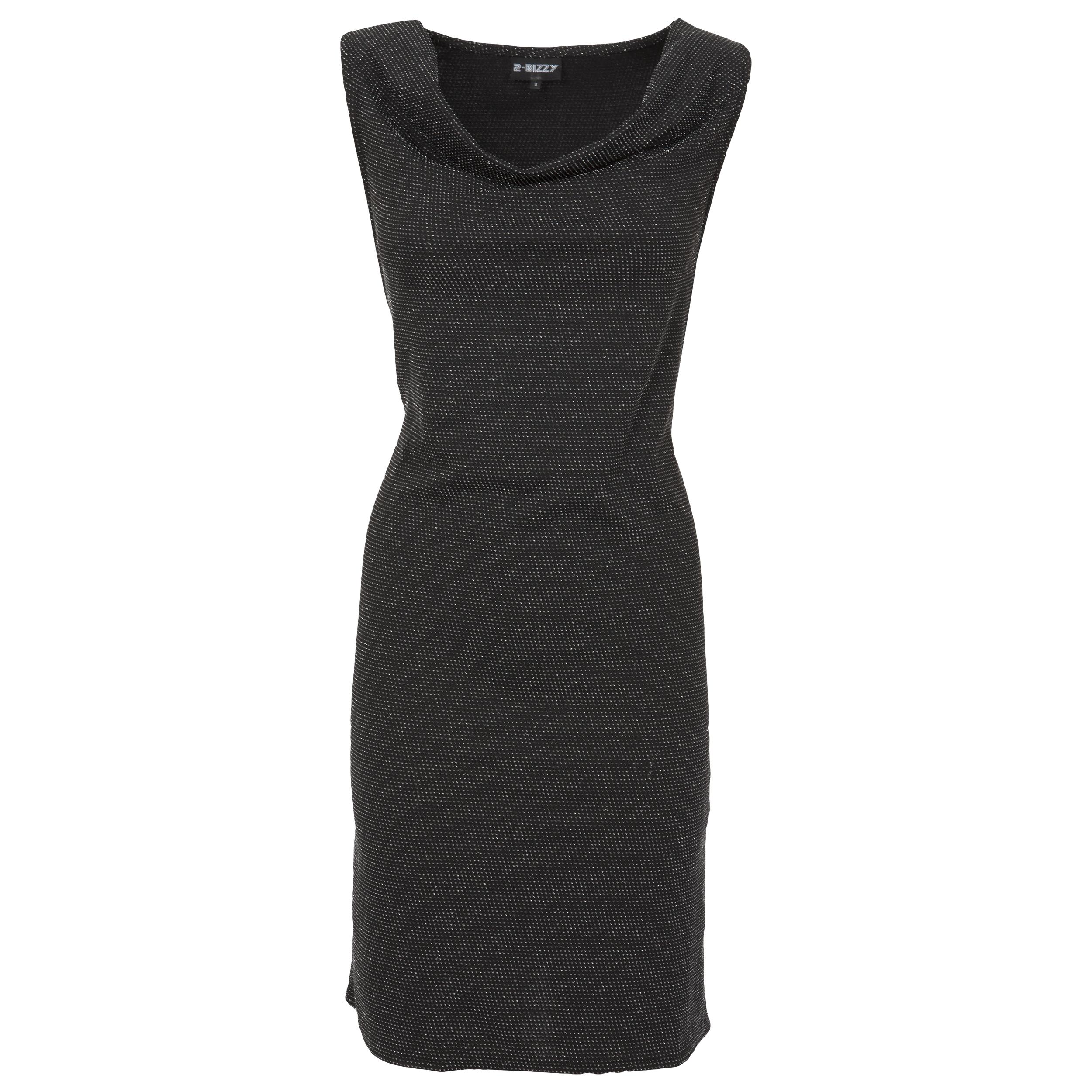 Outfit 1: zwarte jurk - Shoe Discount - 29,99 euro