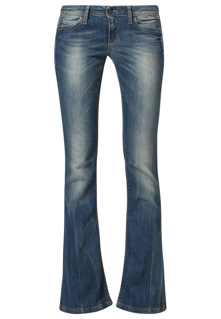Bootcut stonewash jeans