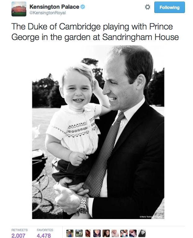 Prins George en prins William