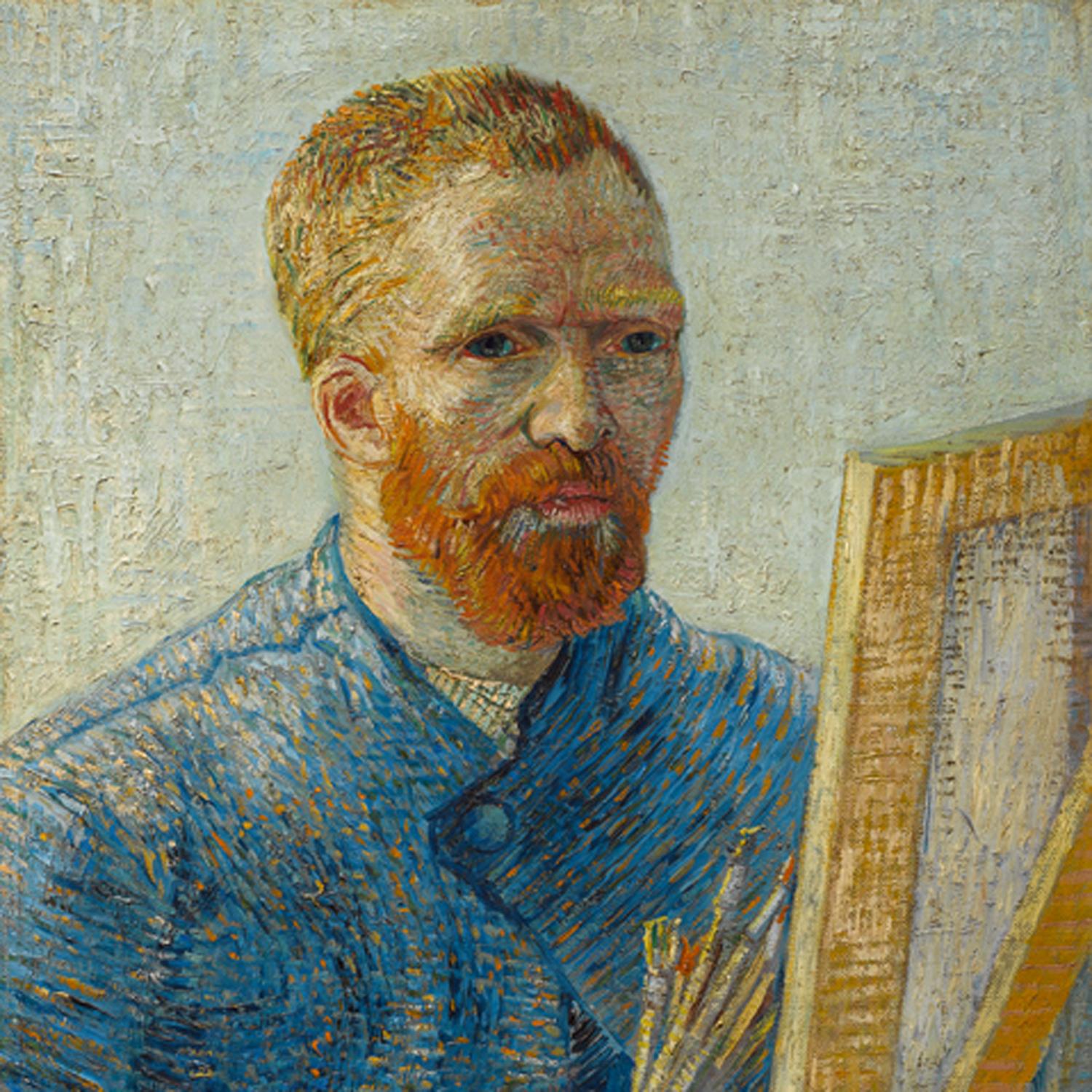 Van Gogh, museum, zelfportret, schilderij