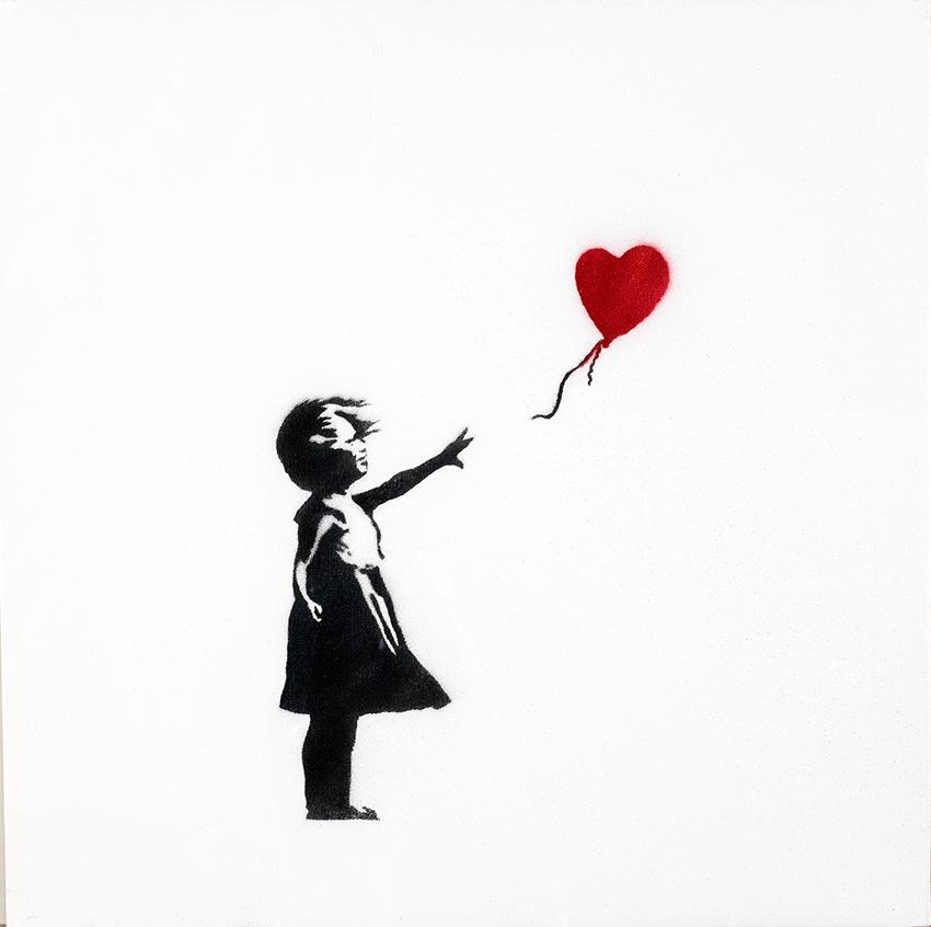 Girl with the balloon - Banksy copy