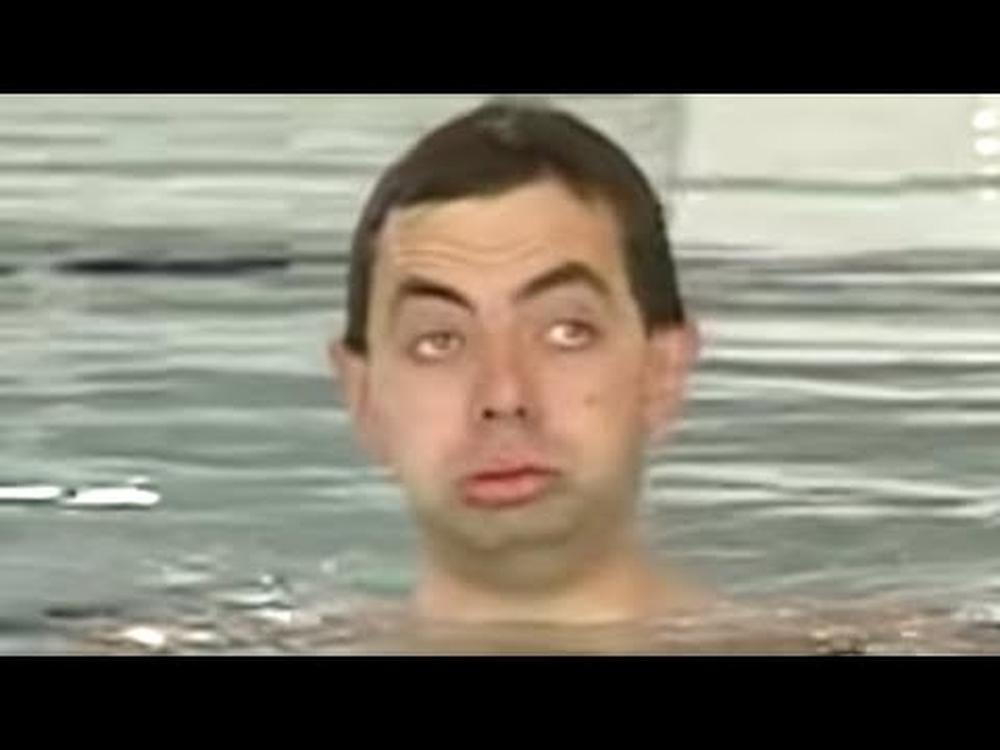 Naked Swimming Mr Bean Official Kw Be