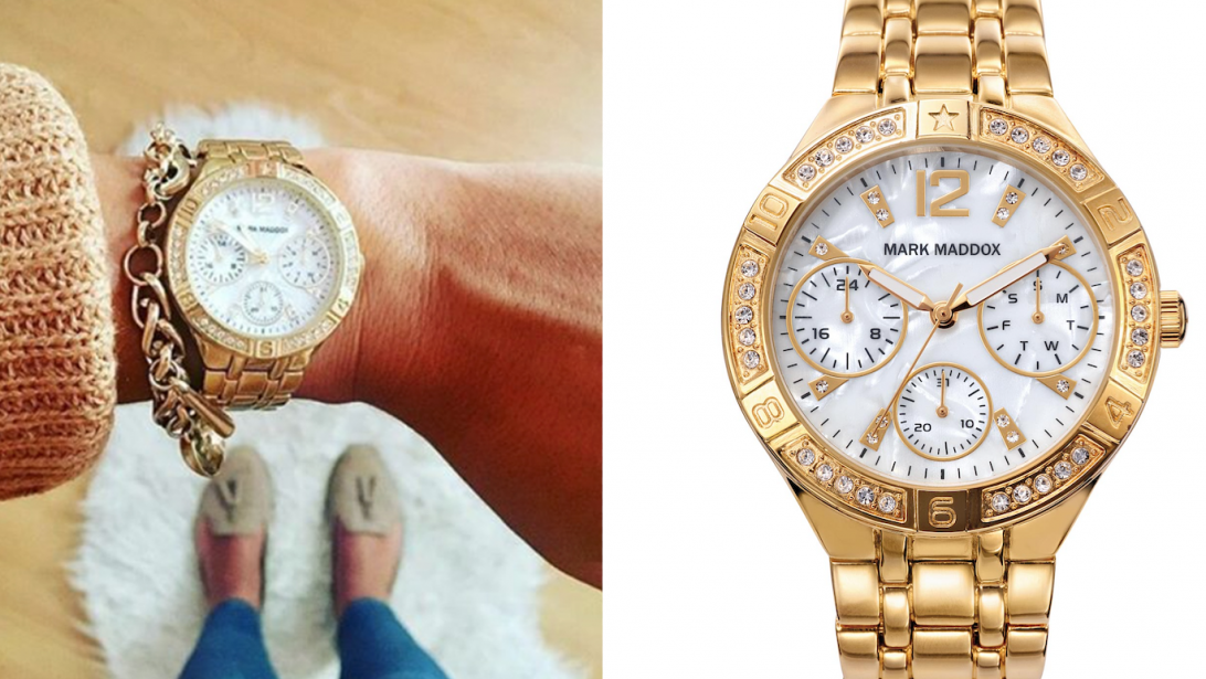 Win 1 van de 6 gouden horloges van Mark Maddox t.w.v. €99 Win 1 van de 6 gouden horloges van Mark Maddox t.w.v. €99