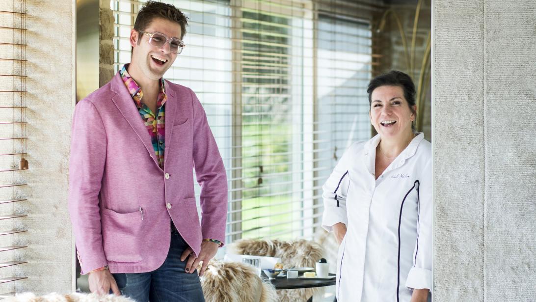 Travailler en duo: Arabelle Meirlaen et son mari Travailler en duo: Arabelle Meirlaen et son mari