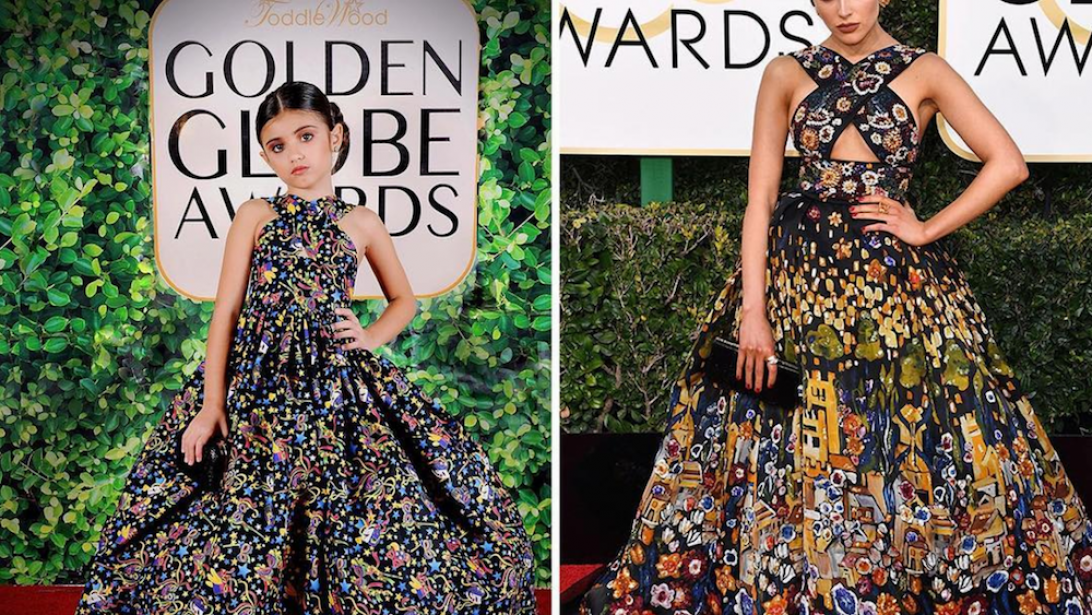 Les plus beaux looks des Golden Globes recréés par des enfants Les plus beaux looks des Golden Globes recréés par des enfants