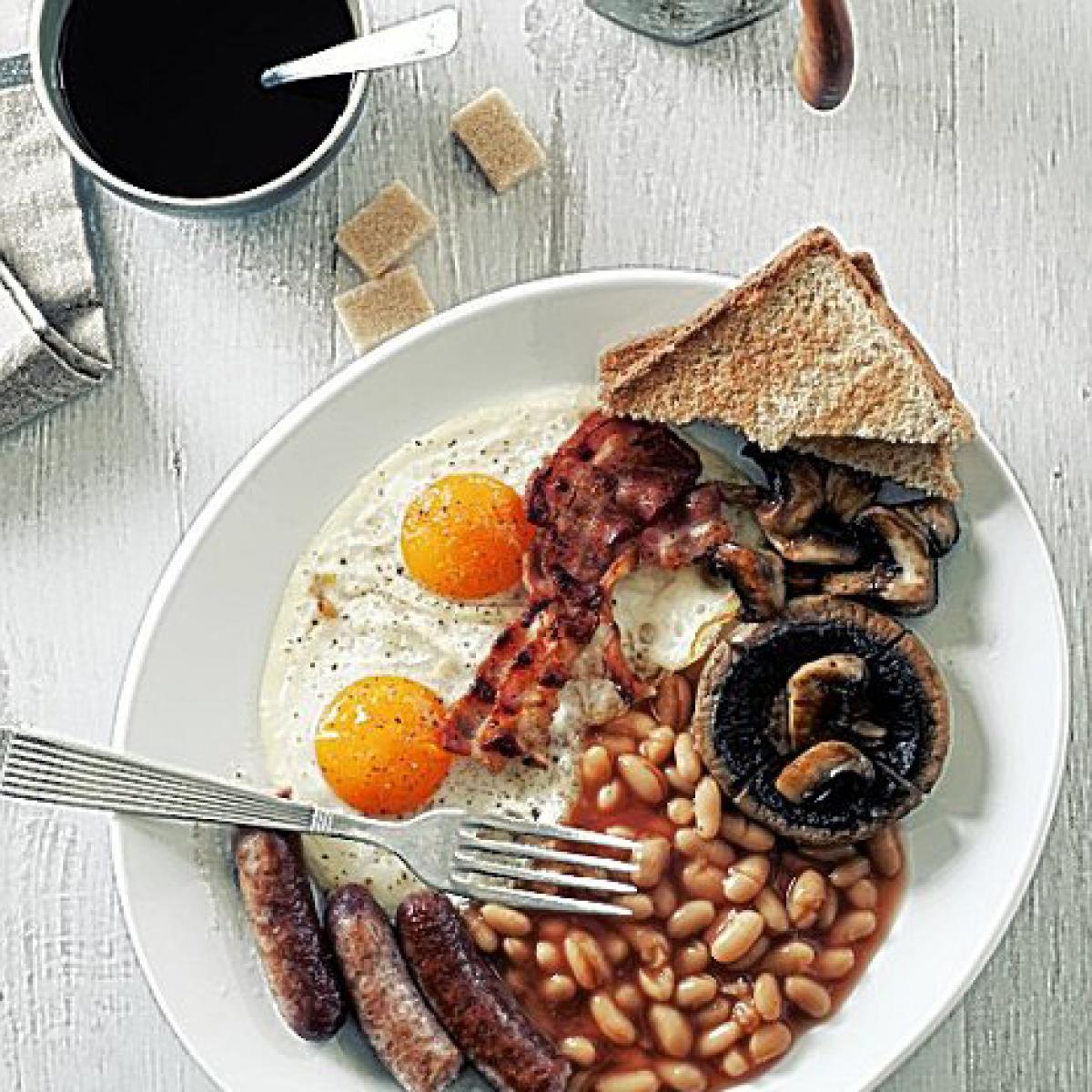 Het stevige Engelse ontbijt