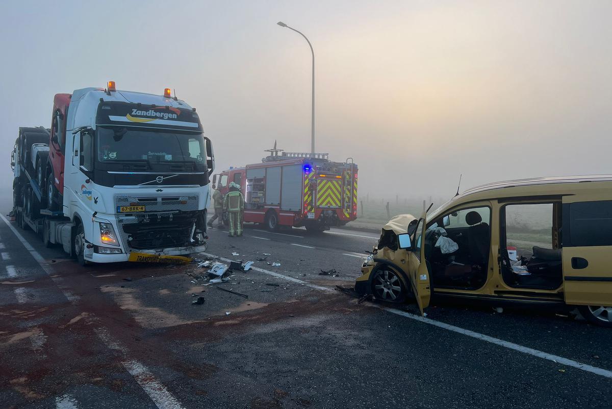 Vrouw Uit Oostende Overleden Na Frontale Botsing Met Vrachtwagen In De