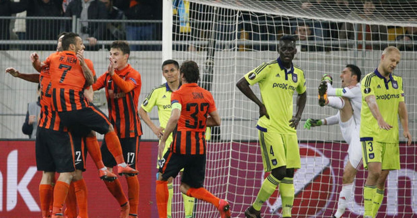 Europa League Anderlecht Battu Au Shakhtar Donetsk En E De Finale