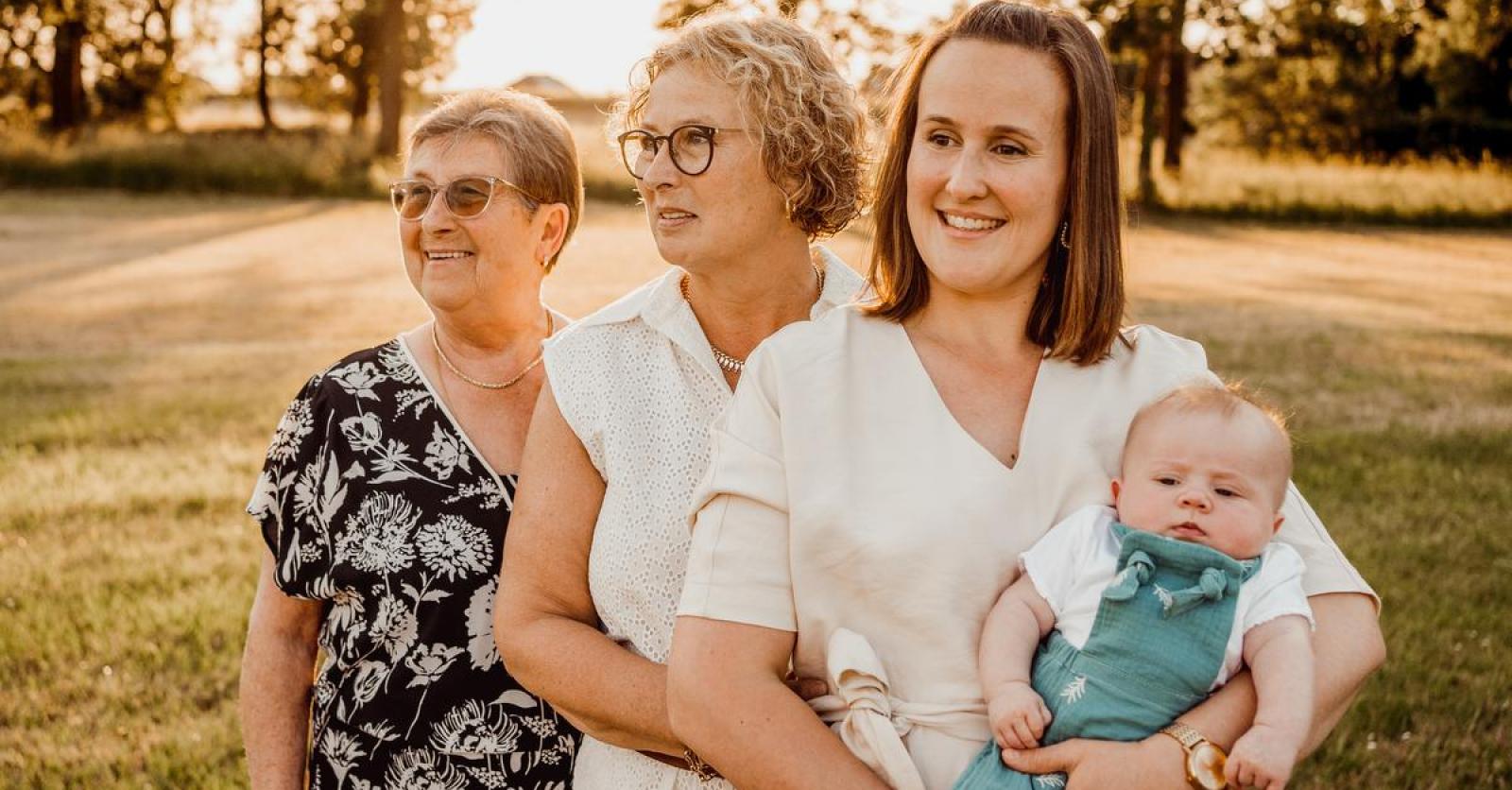 Vier Generaties Op Een Rij Van Bernadette Tot Lisette KW Be