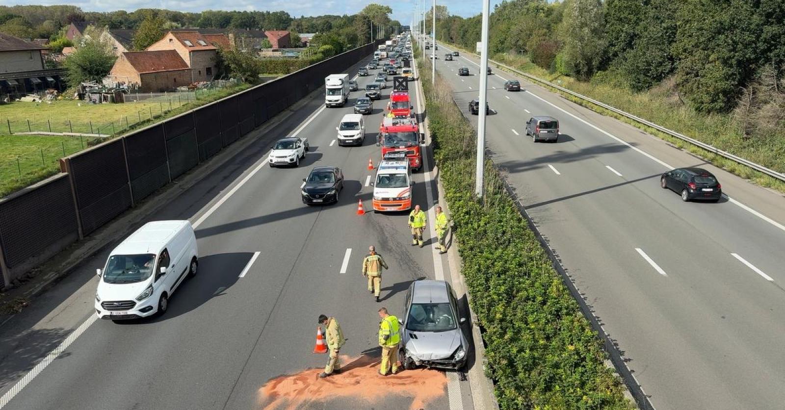 Ongeval Op E40 In Oostkamp Zorgt Voor File KW Be